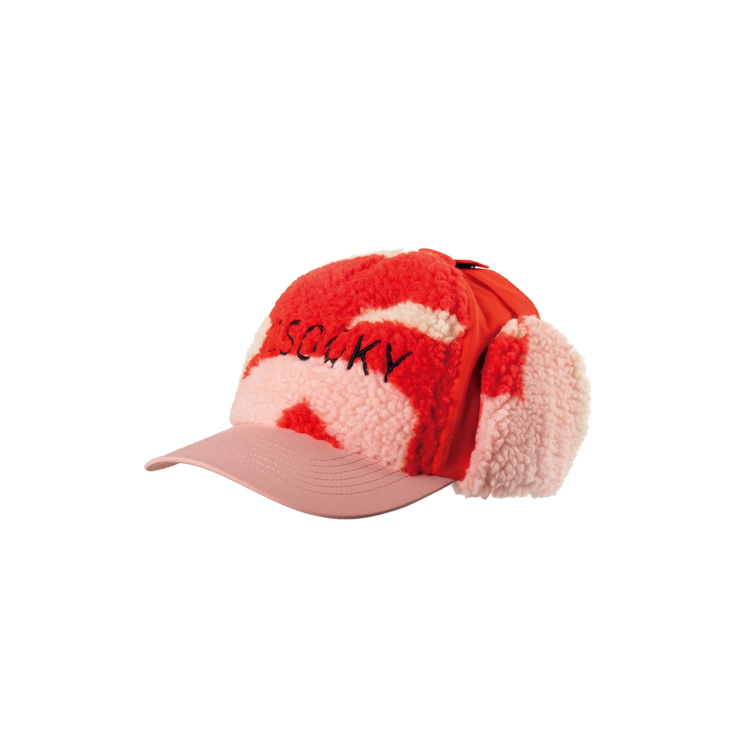 HAPPY CLAM | poppin red/ printed teddy