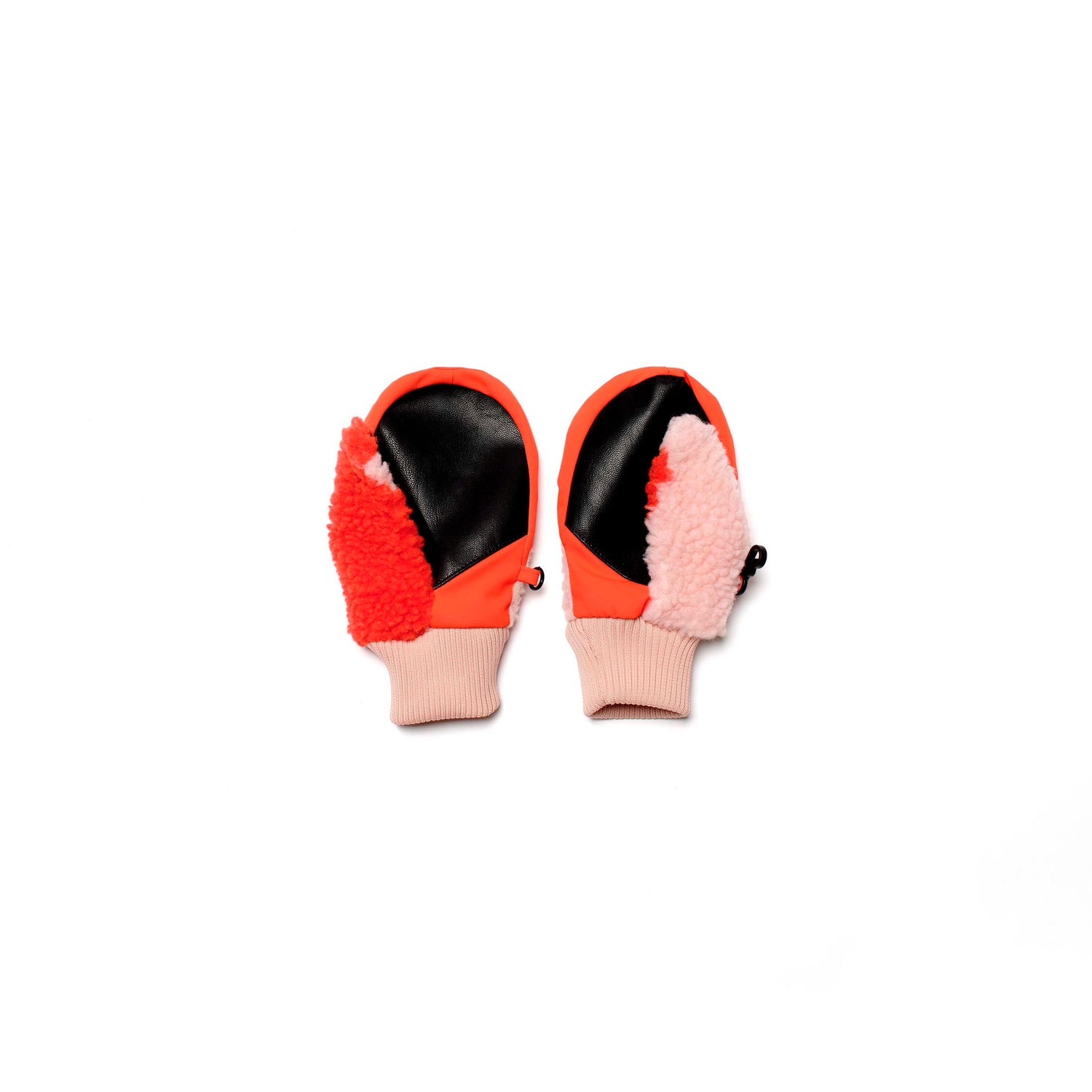 DONKEY WORK | poppin red/ printed teddy