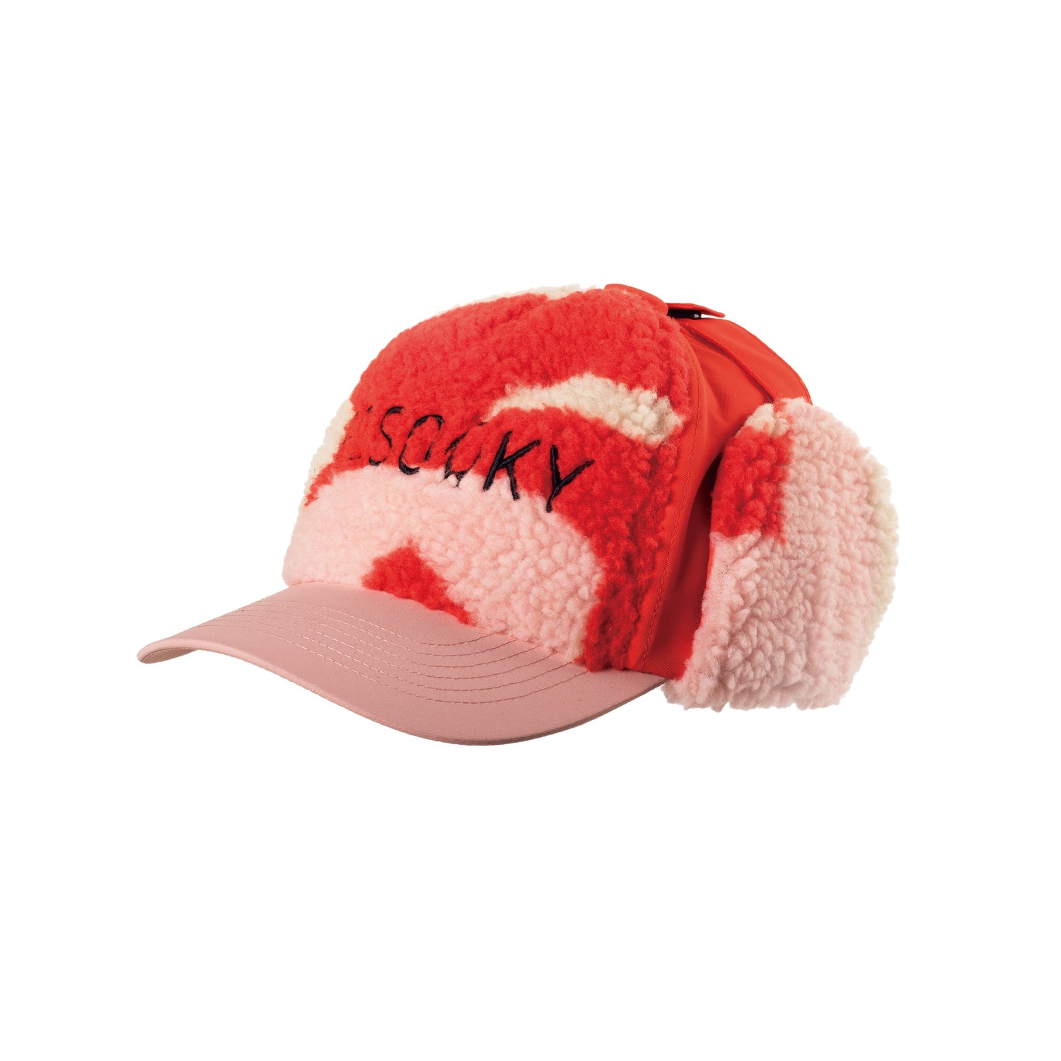 HAPPY CLAM | poppin red/ printed teddy