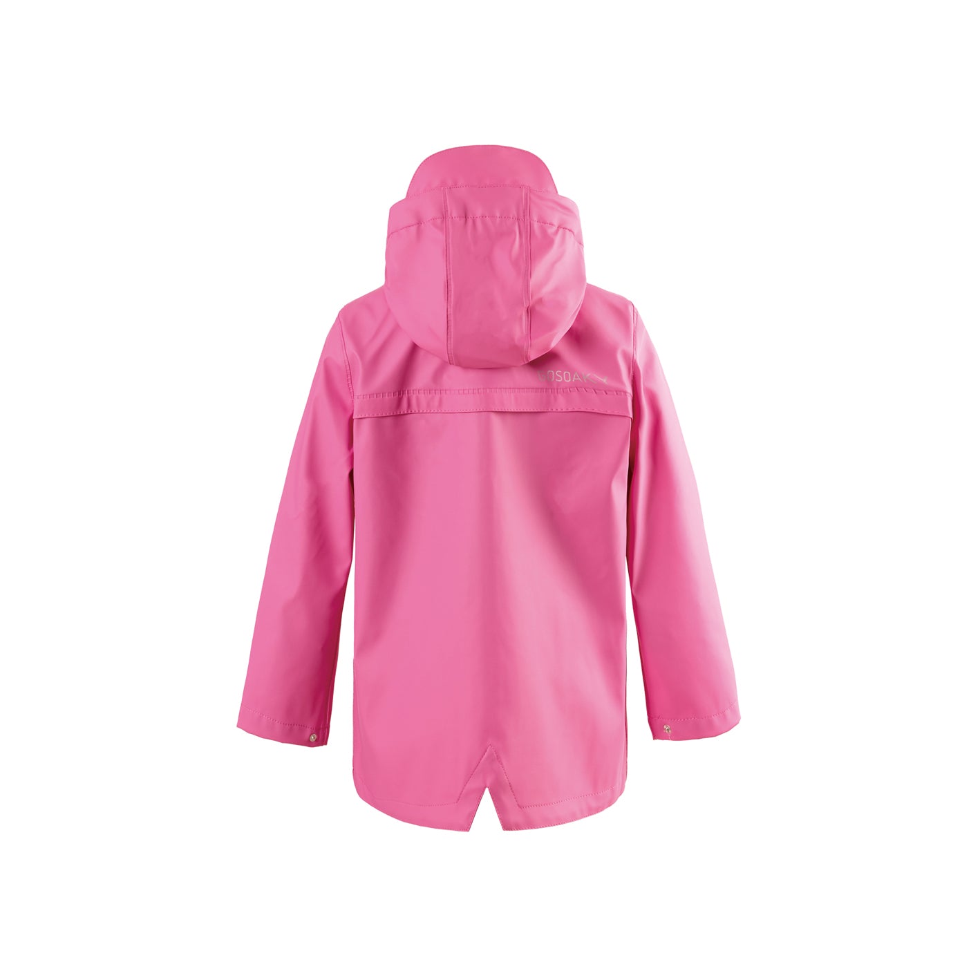 Kid wearing GOSOAKY ELEPHANT MAN Raincoat color wild orchid pink - from Rainwear collection of Spring / Summer 2026